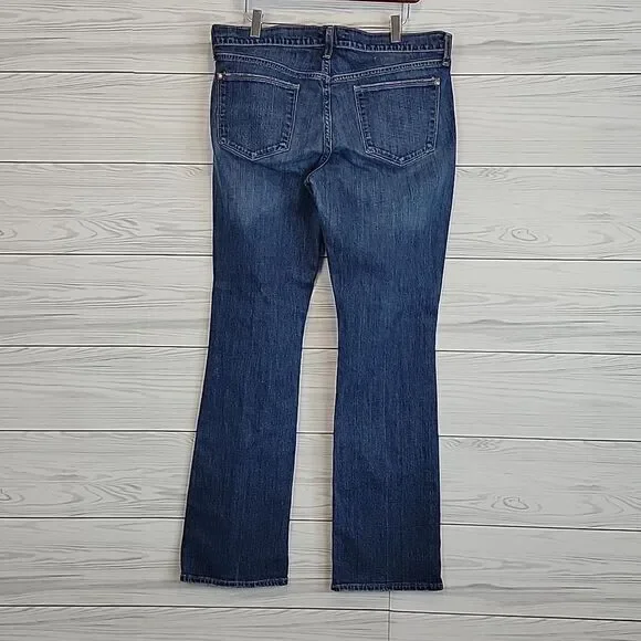 The Flirt by Old Navy boot cut blue denim jeans Women's Size 14L - Picture 8 of 14